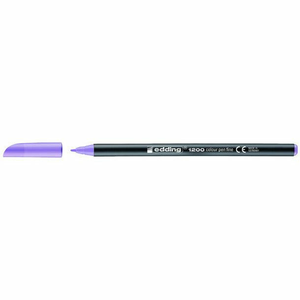 Fasermaler edding 1200 colourpen, 1 mm, Beerig Lavendel