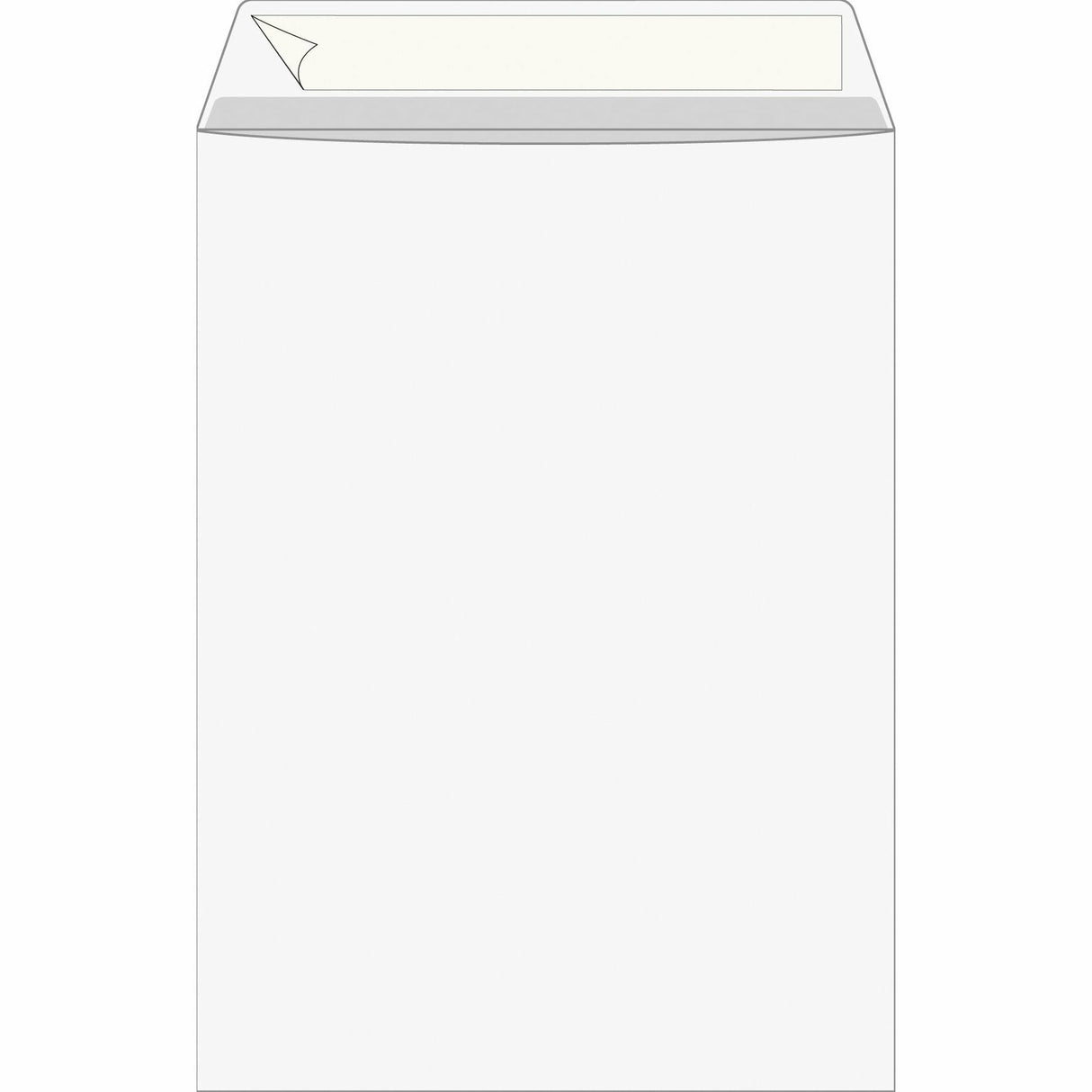 Versandtasche B4 weiß 5 Stück