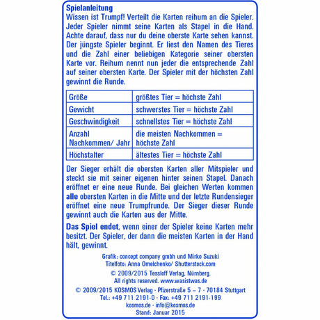 KOSMOS | WAS IST WAS Trumpf Rekorde der Tierwelt