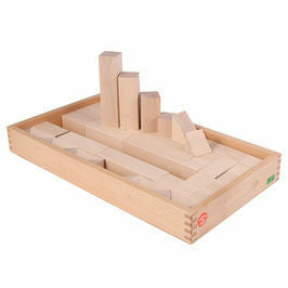 Beck | Bauwagen nur mit 4 Kasten Fröbelbausteine