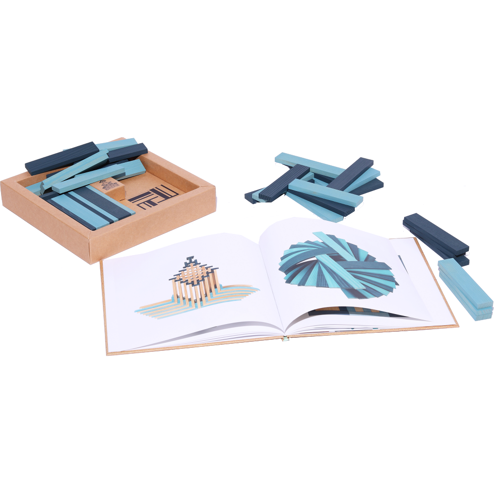 Kapla No. 21 blau/dkblau