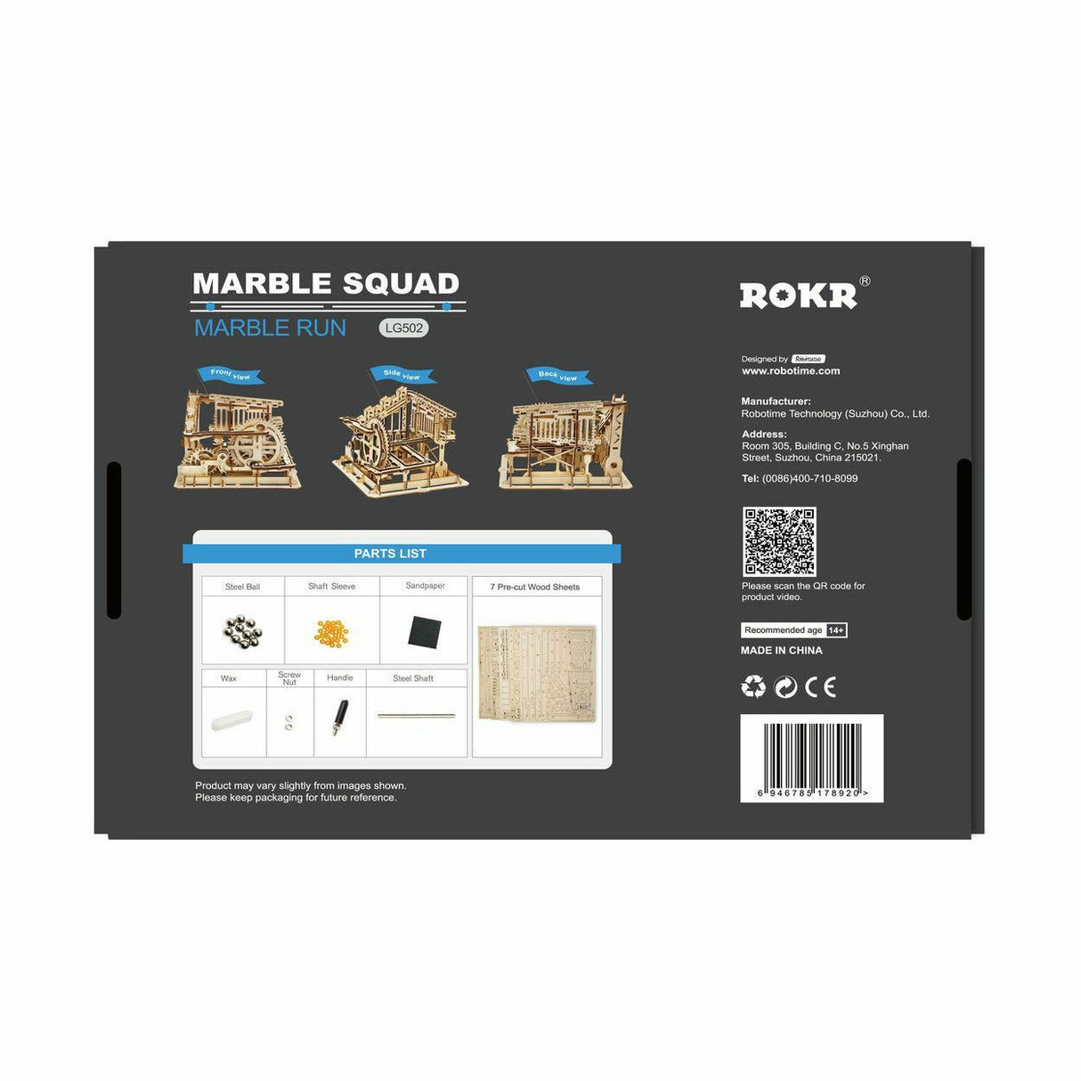 ROKR | DIY | Marble Squad - Murmelbahn Falltüren