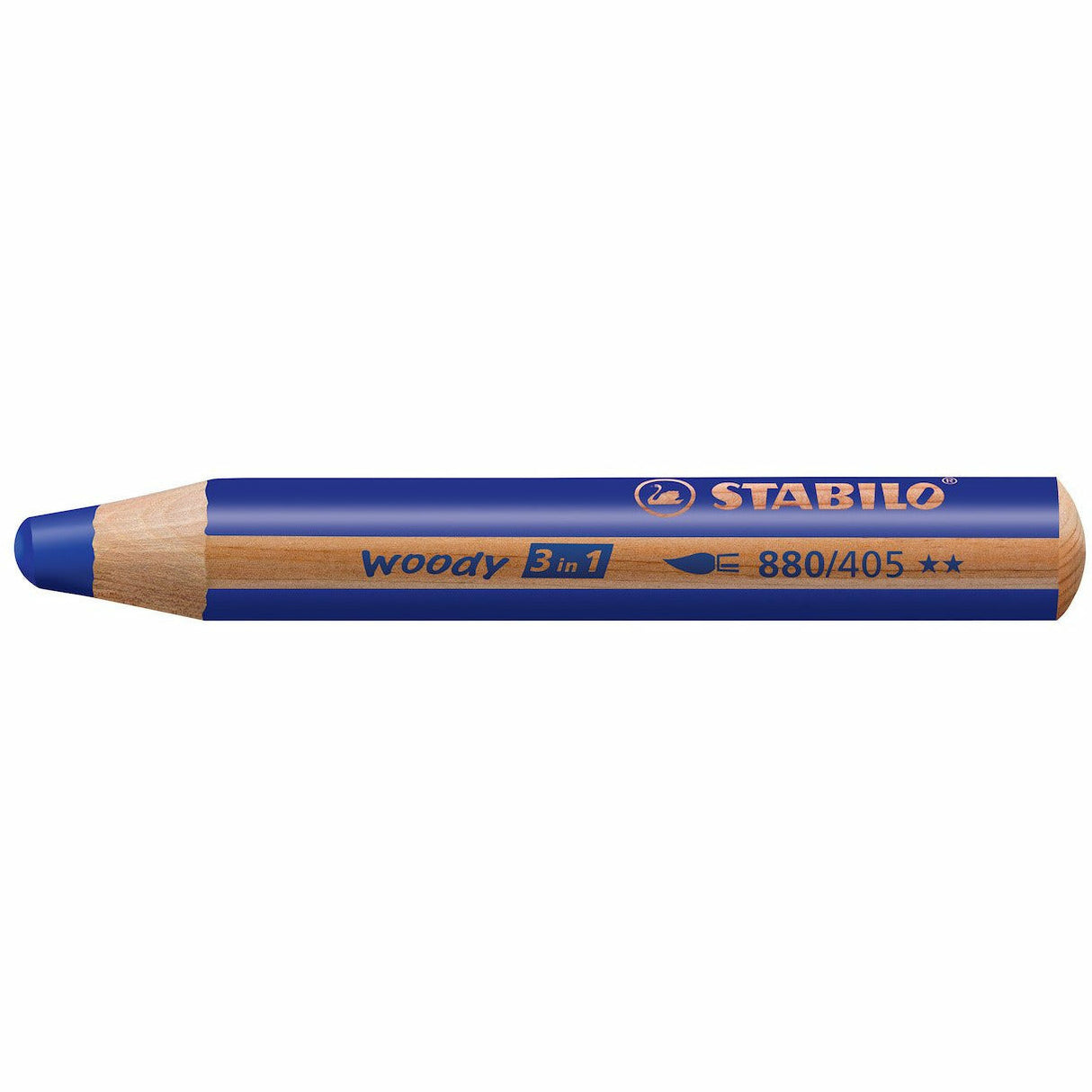 STABILO woody Farbstift ultramarinblau wasservermalbar