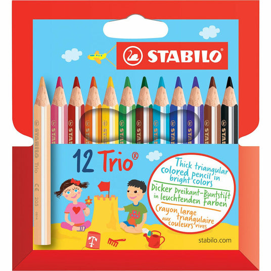 STABILO Trio dick kurz 12er Kartonetui