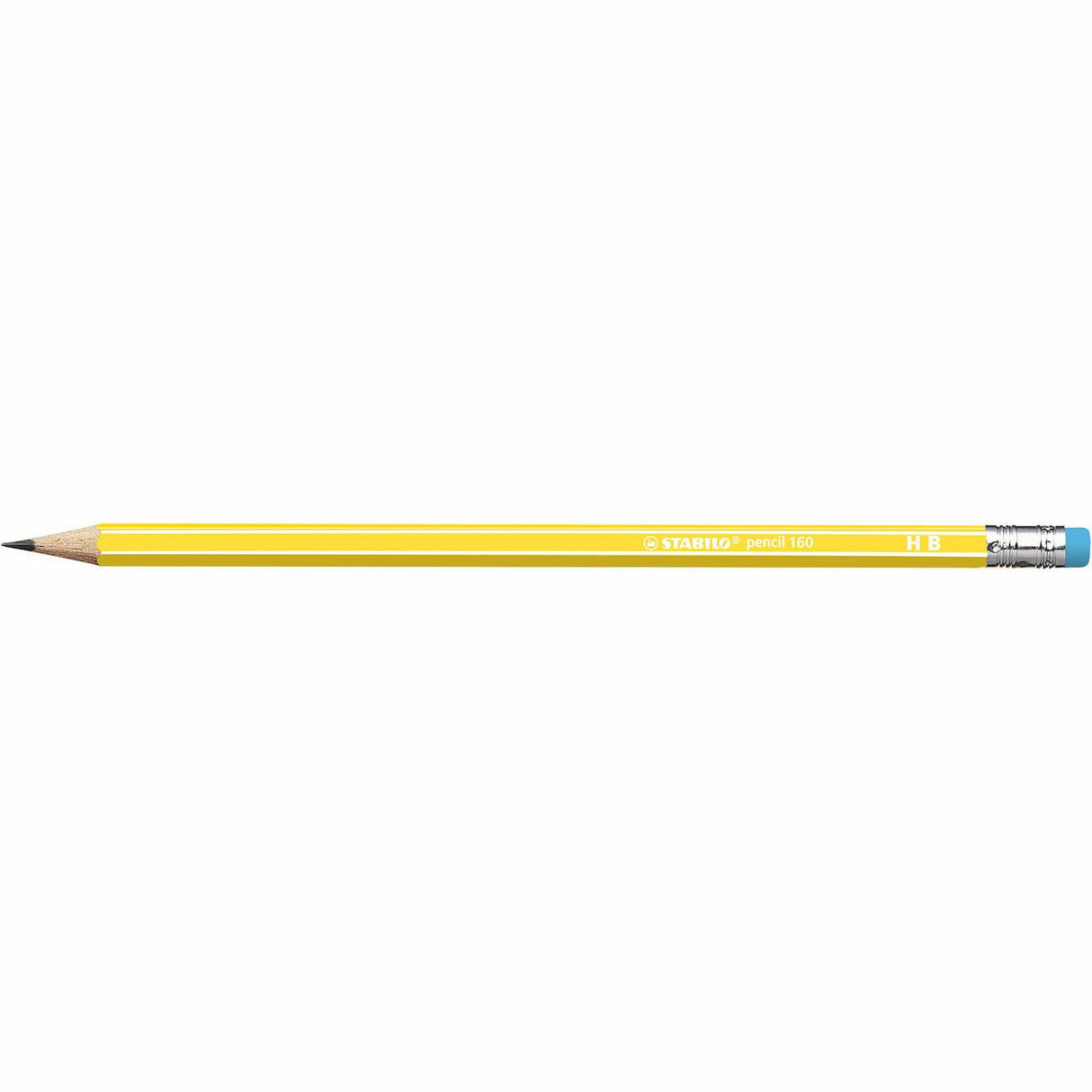 STABILO pencil 160 gelb HB Gummikapsel