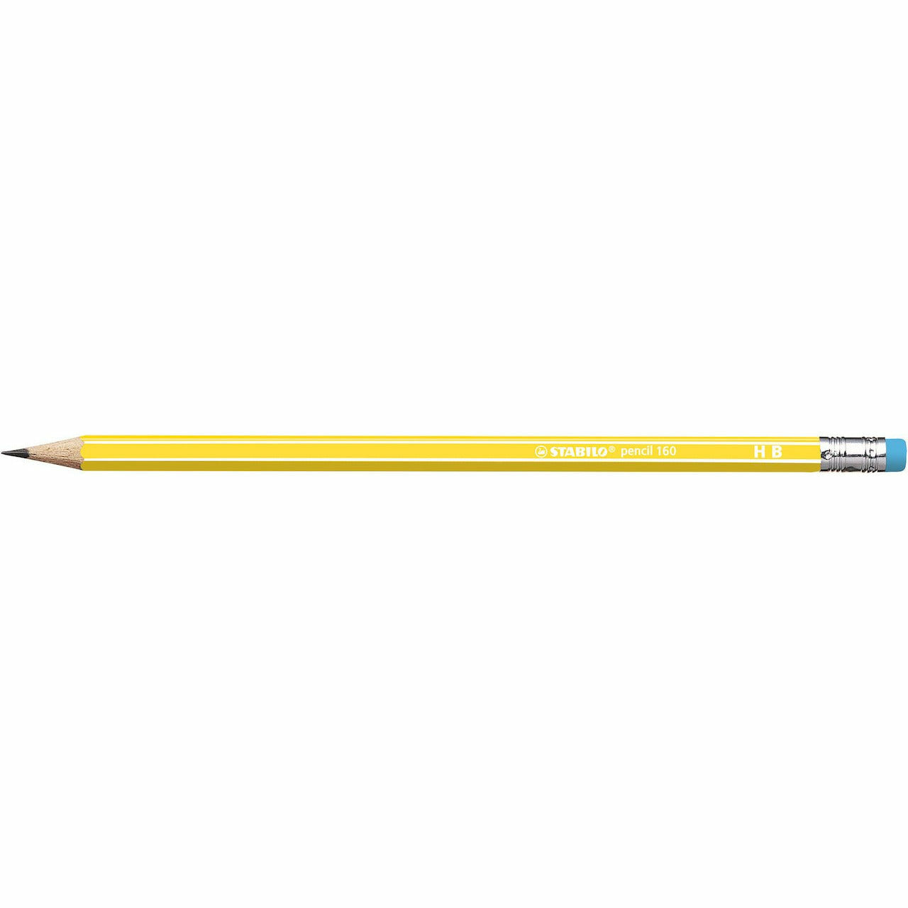 STABILO pencil 160 gelb HB Gummikapsel