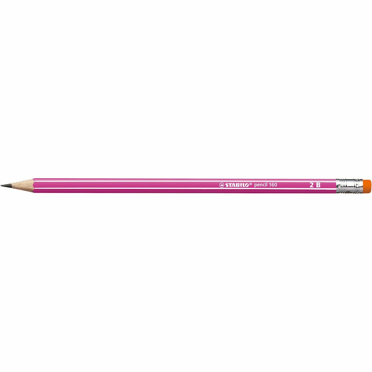 STABILO pencil 160 pink 2B Gummikapsel