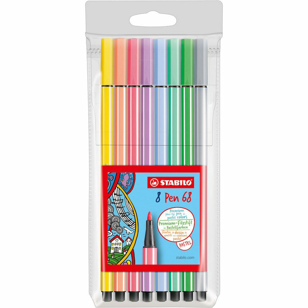 STABILO Pen 68 pastel 8er Etui