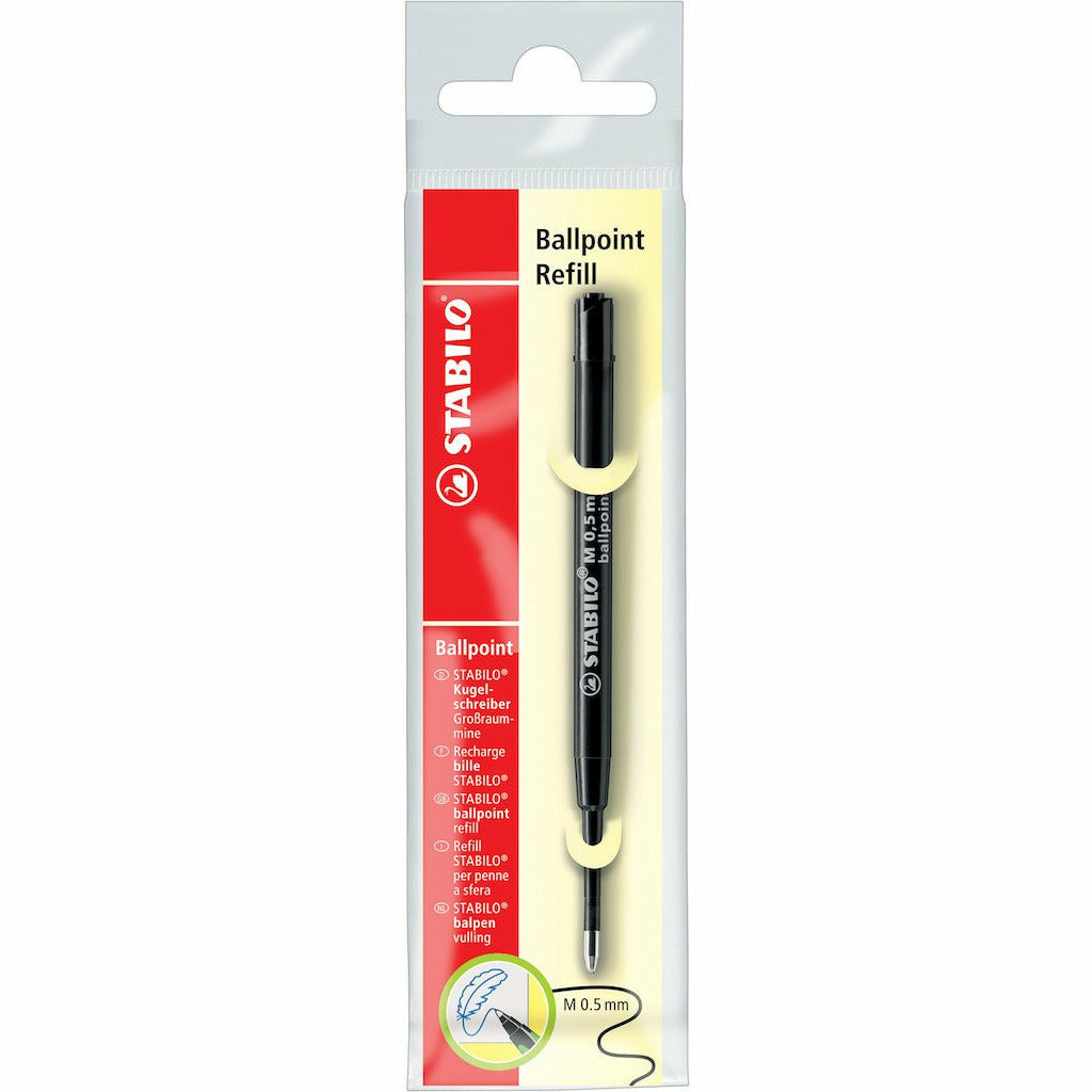 STABILO ballpoint refill schwarz