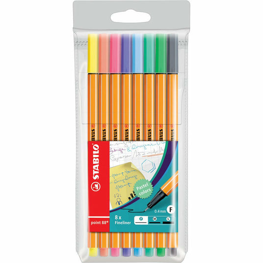 STABILO point 88 pastel 8er Etui
