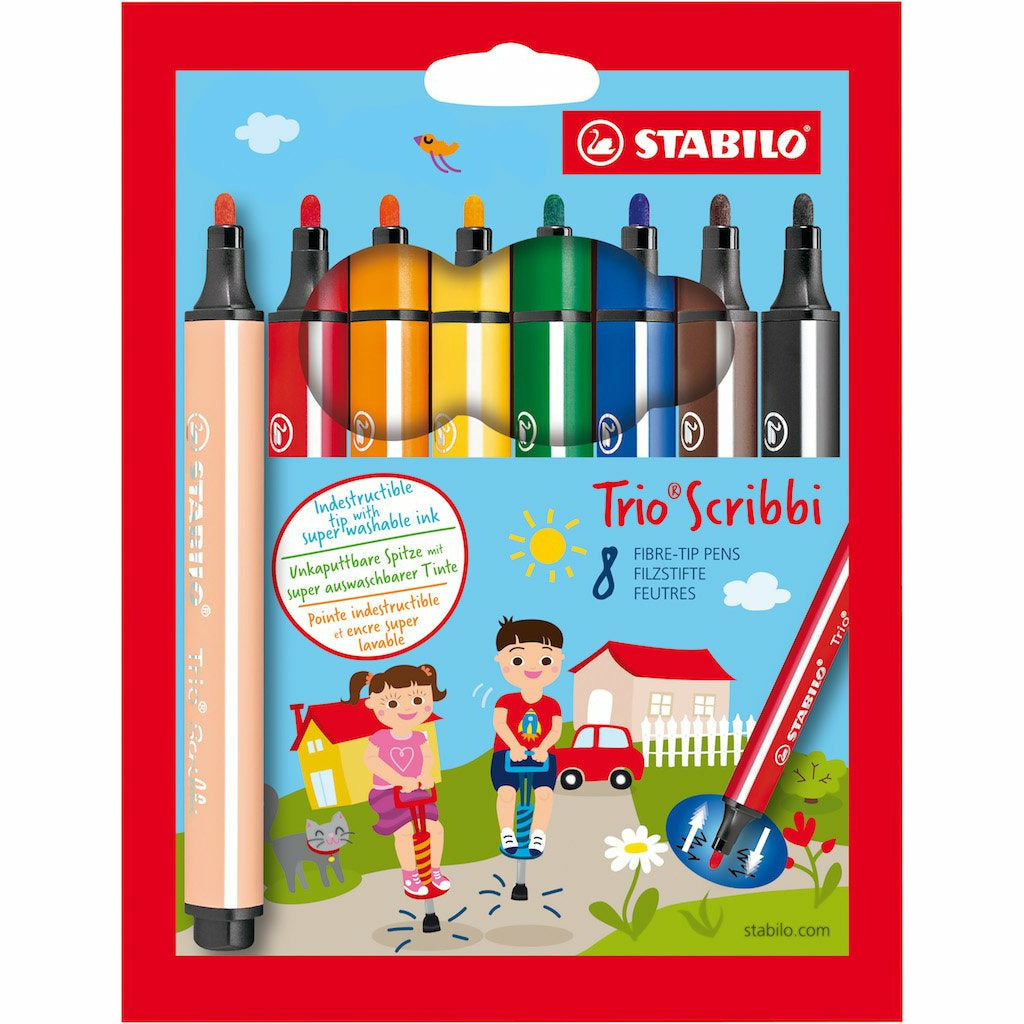 STABILO Trio Scribbi 8er Kartonetui