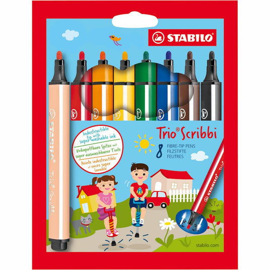 STABILO Trio Scribbi 8er Kartonetui