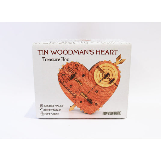 Cluebox | Eine mechanische Schatzkiste mit Codeschloss | Tin Woodman`s Heart