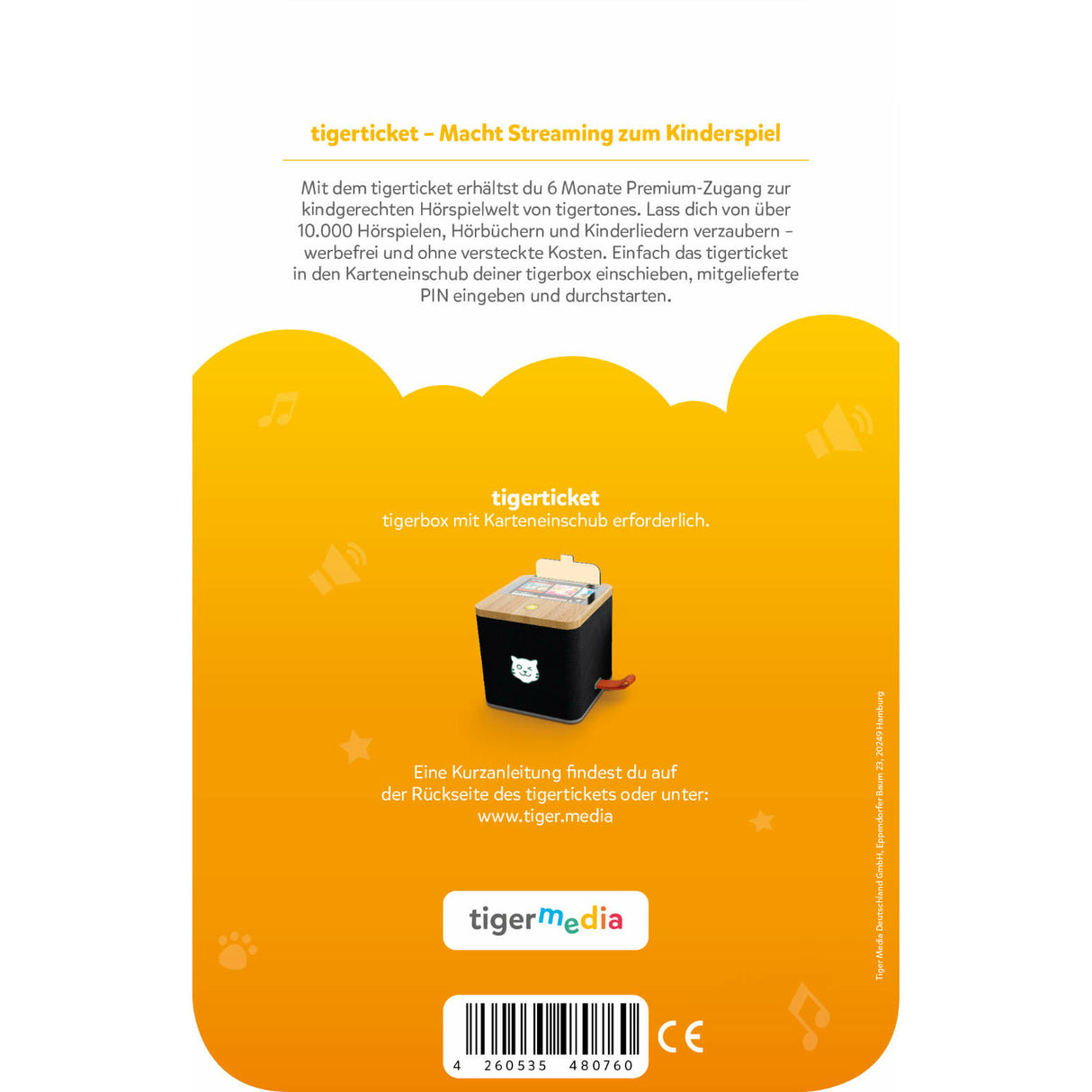 tigerticket | 6 Monate
