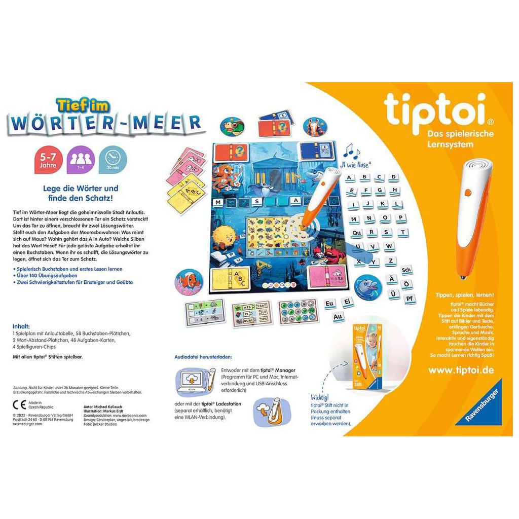 Ravensburger | tiptoi® Tief im Wörter-Meer