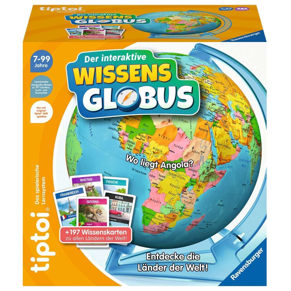 Ravensburger | tiptoi® Der interaktive Wissens-Globus