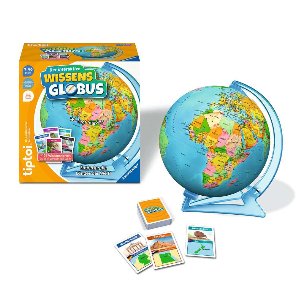 Ravensburger | tiptoi® Der interaktive Wissens-Globus