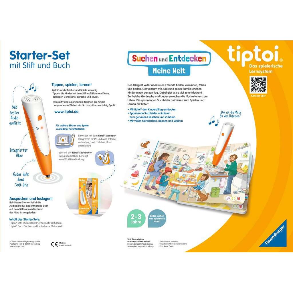 Ravensburger | tiptoi® Starter-Set: Stift und Bilderbuch Meine Welt