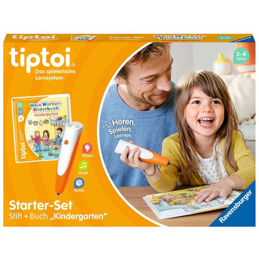 Ravensburger | tiptoi® Starter-Set: Stift und Wörter-Bilderbuch Kindergarten