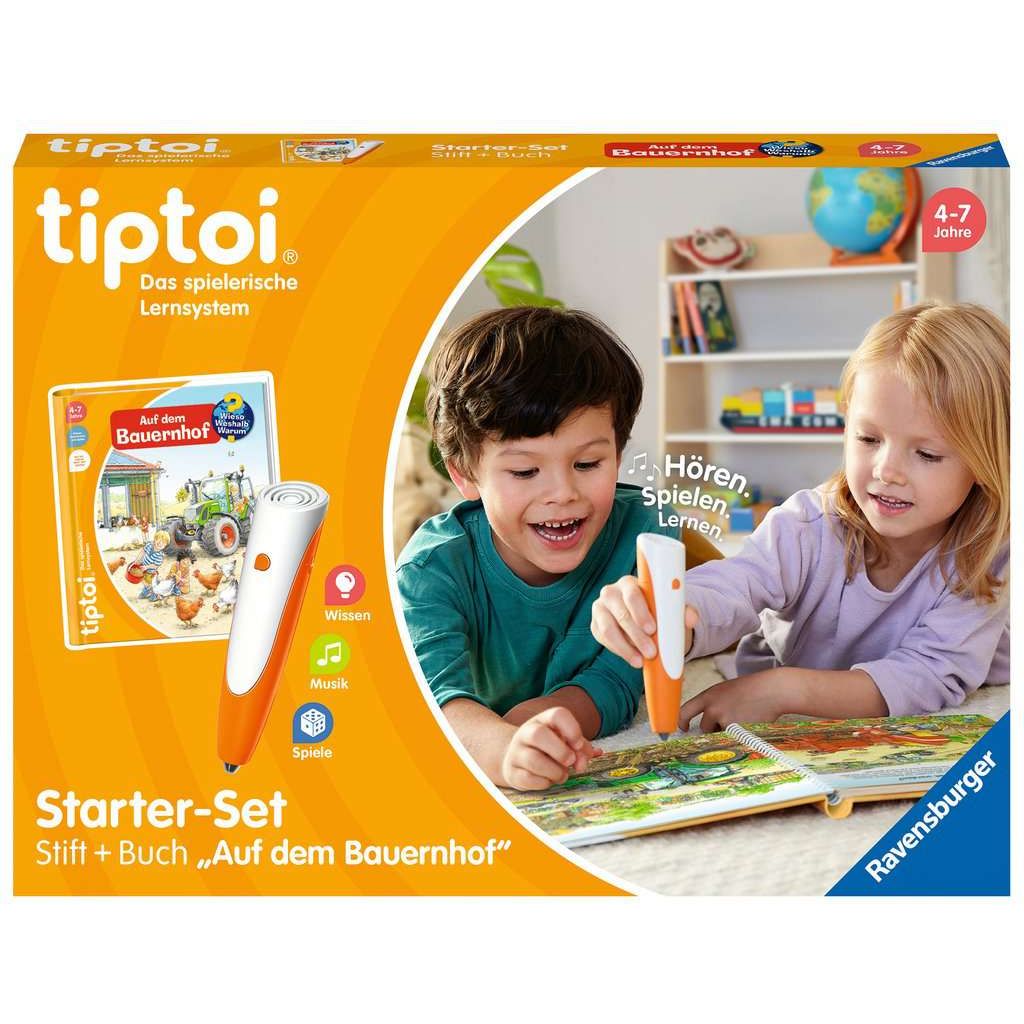 Ravensburger | tiptoi® Starter-Set: Stift und Bauernhof-Buch