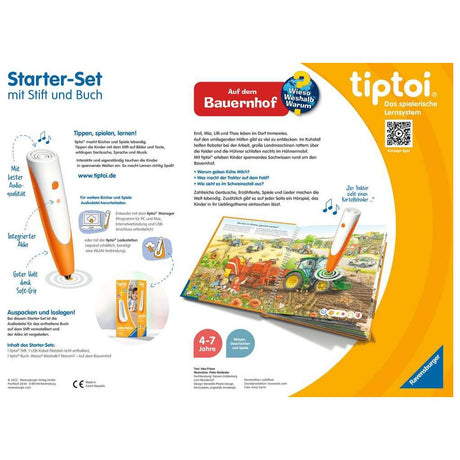 Ravensburger | tiptoi® Starter-Set: Stift und Bauernhof-Buch