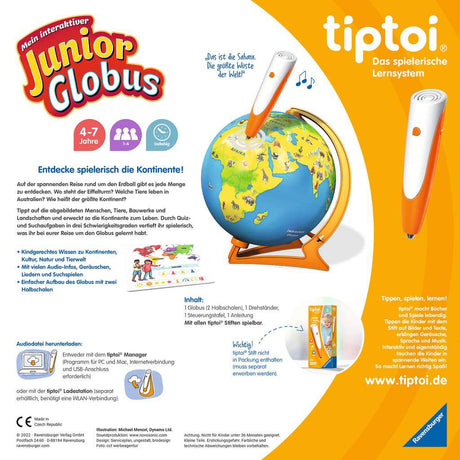 Ravensburger | tiptoi® Mein interaktiver Junior Globus