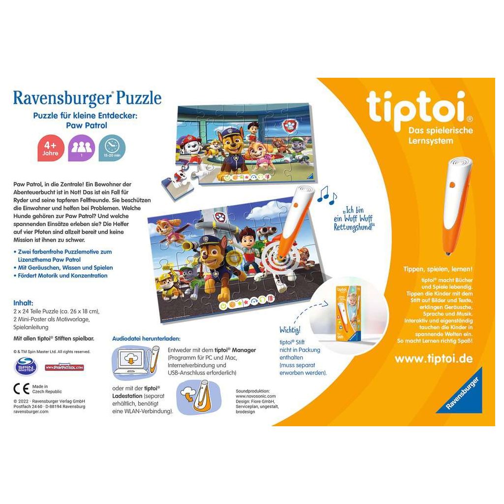 Ravensburger | tiptoi® Wir lernen die Uhr
