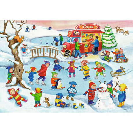 Ravensburger | Freizeit am See | Kinderpuzzle | 2x24 Teile