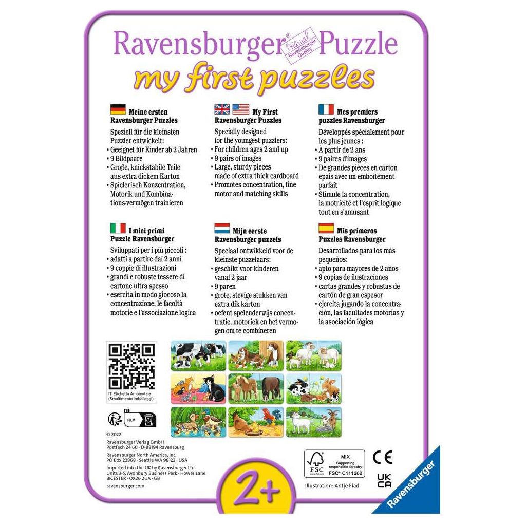 Ravensburger | Tierfamilien auf dem Bauernhof