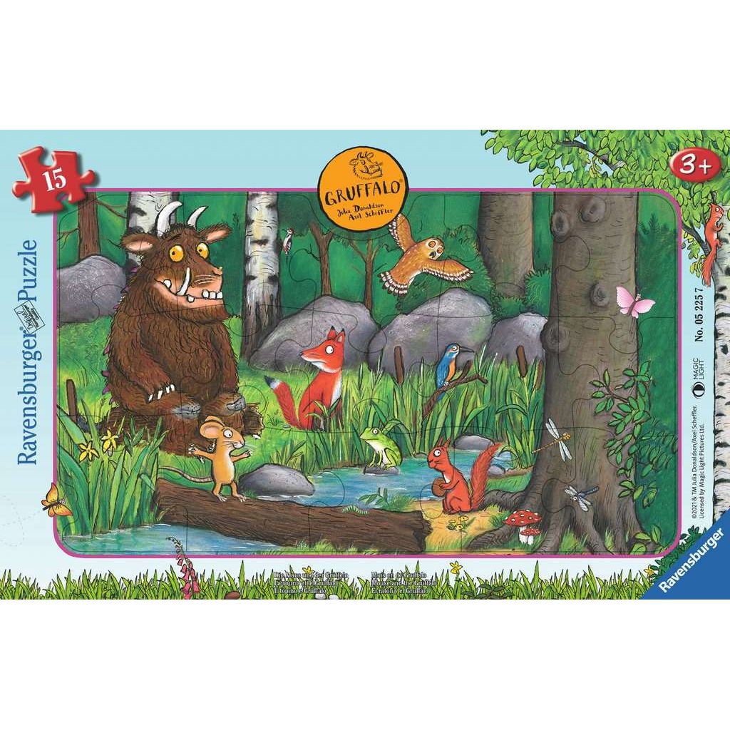 Ravensburger | Die Maus und der Grüffelo | Kinderpuzzle | 15 Teile