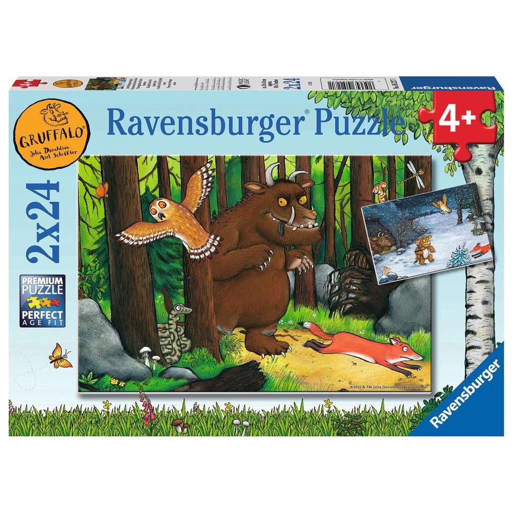 Ravensburger | Der Waldspaziergang | Kinderpuzzle | 2x24 Teile