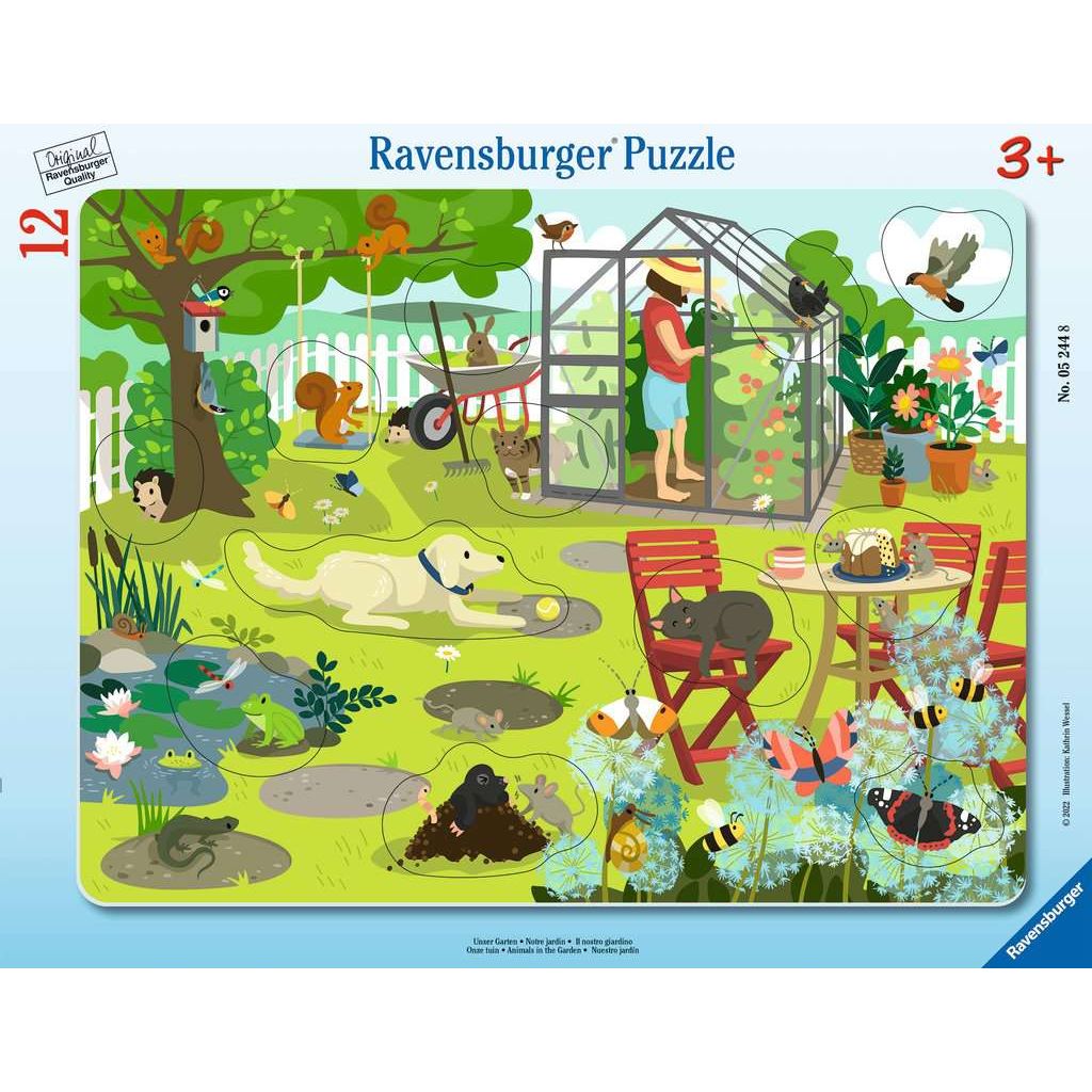 Ravensburger | Unser Garten | Kinderpuzzle | 12 Teile