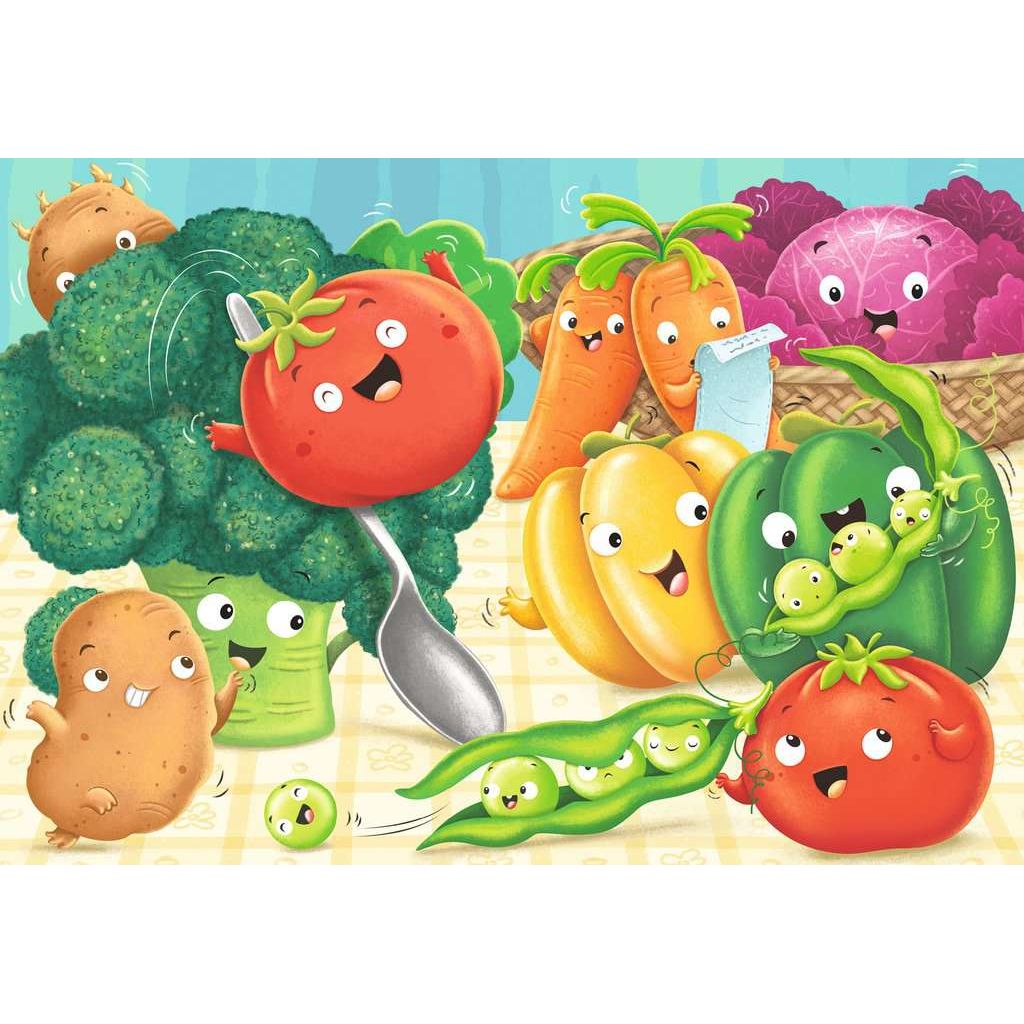 Ravensburger | Freche Früchte | Kinderpuzzle | 2x24 Teile