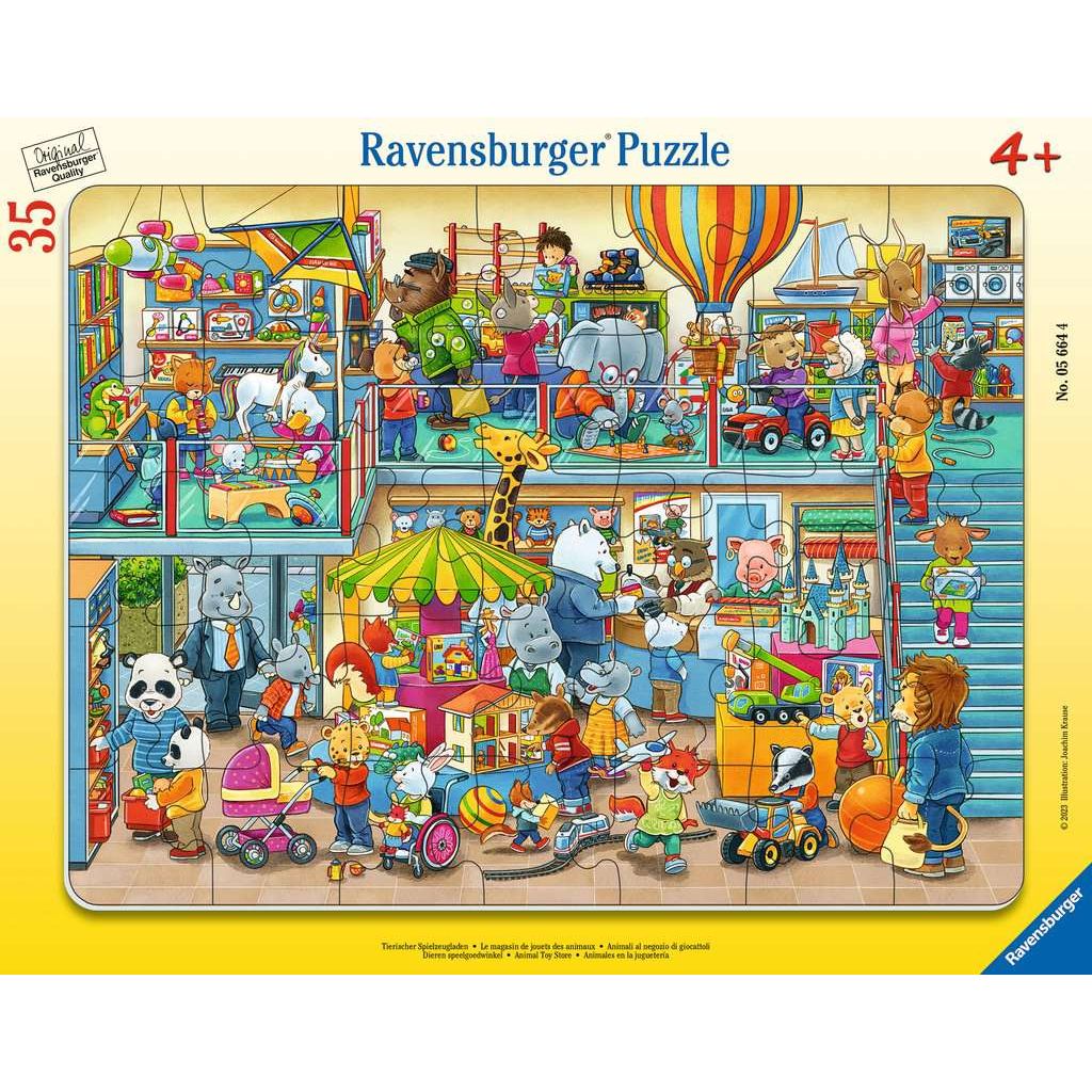 Ravensburger | Tierischer Spielzeugladen | Kinderpuzzle | 35 Teile