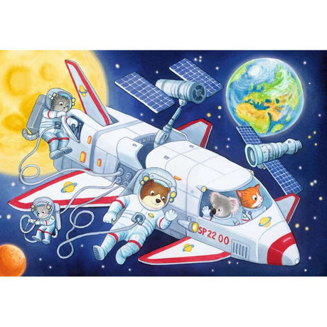 Ravensburger | Reise durch den Weltraum | Kinderpuzzle | 2x24 Teile