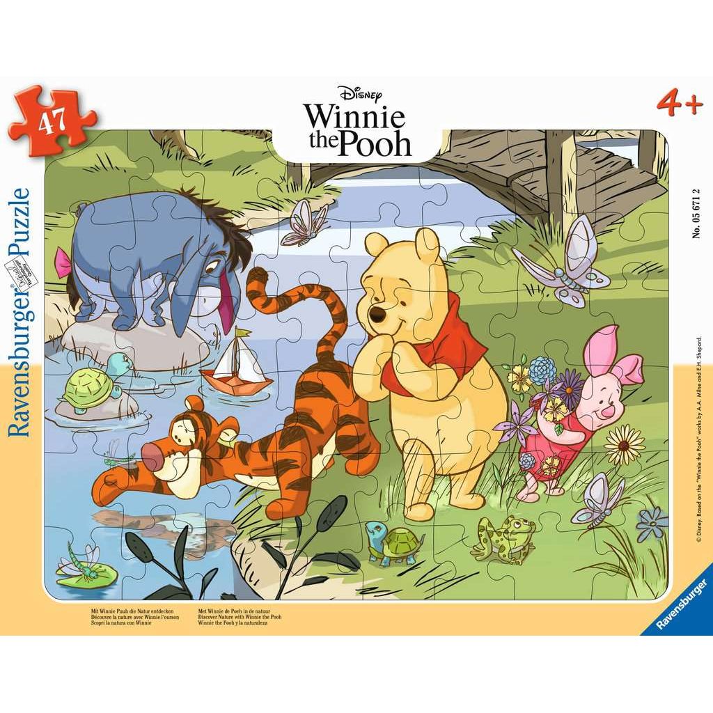 Ravensburger | Mit Winnie Puuh die Natur entdecken | Kinderpuzzle | 48 Teile