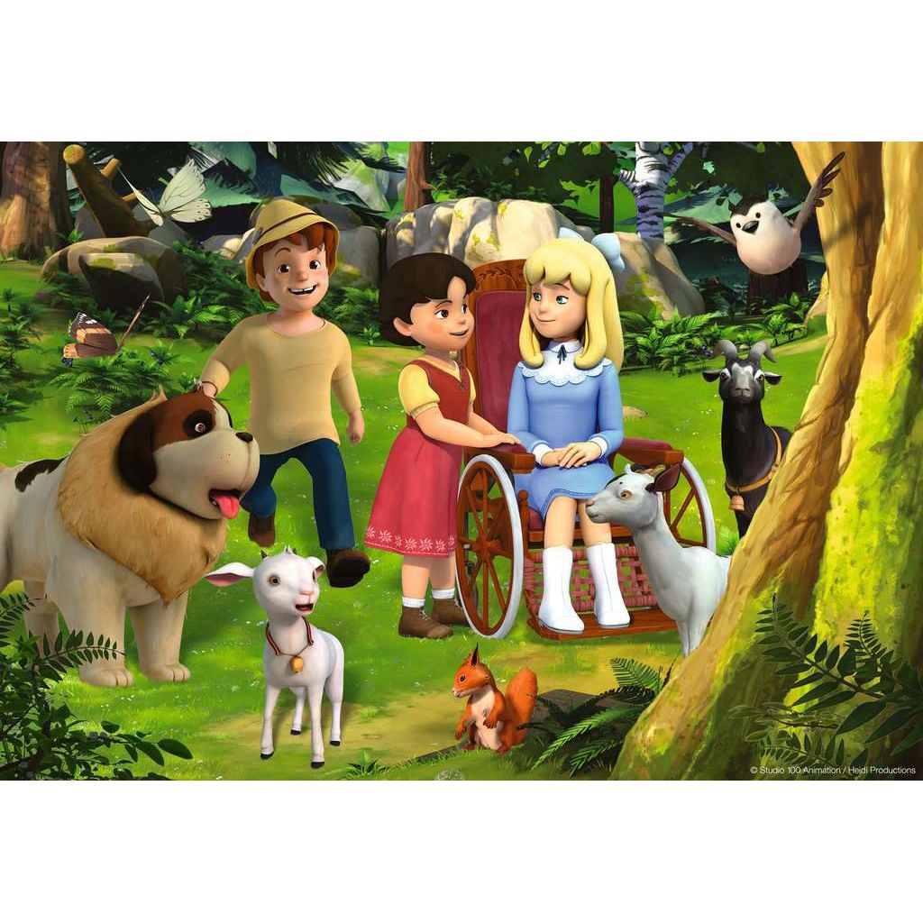 Ravensburger | Heidi's Abenteuer | Kinderpuzzle | 2x24 Teile