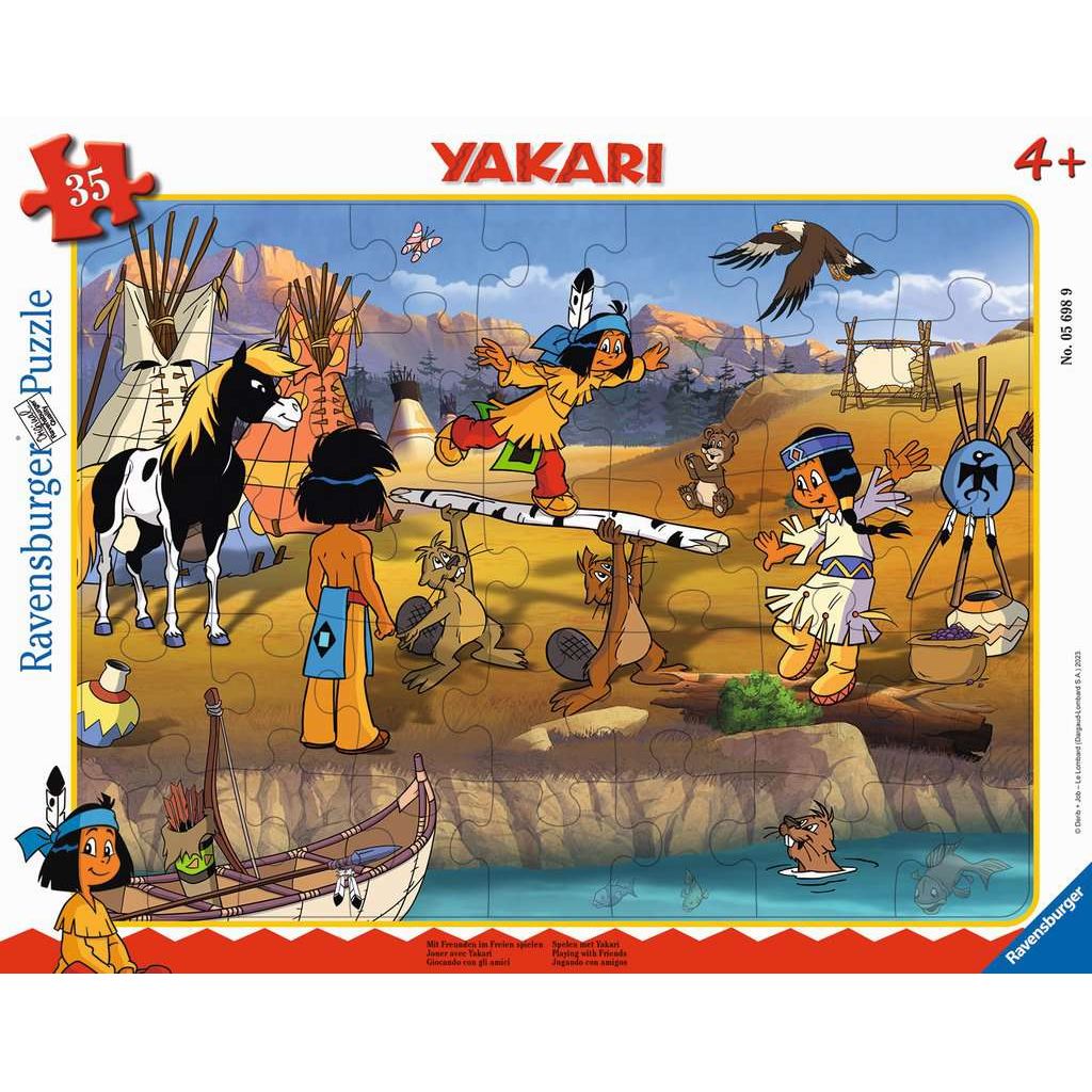 Ravensburger | Mit Freunden im Freien spielen | Kinderpuzzle | 35 Teile