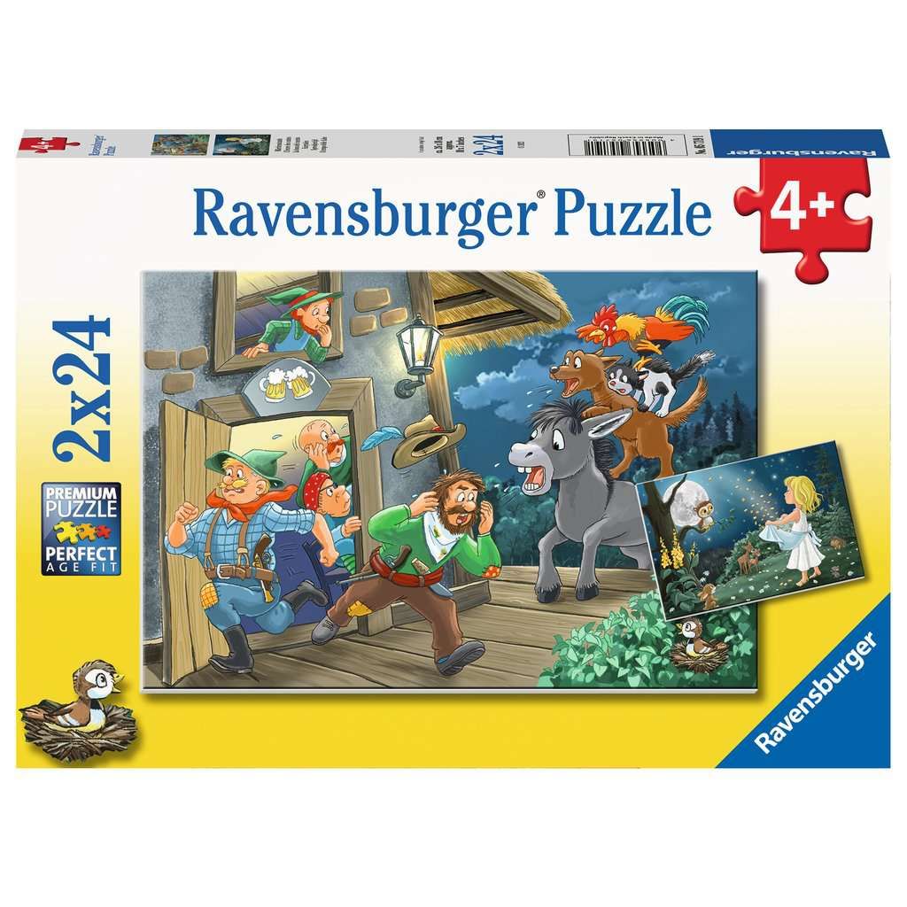 Ravensburger | Märchenstunde | Kinderpuzzle | 2x24 Teile