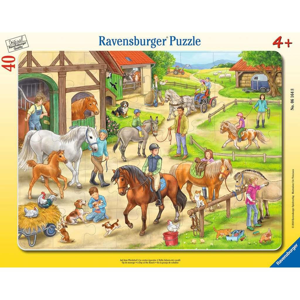 Ravensburger | Auf dem Pferdehof | Kinderpuzzle | 40 Teile