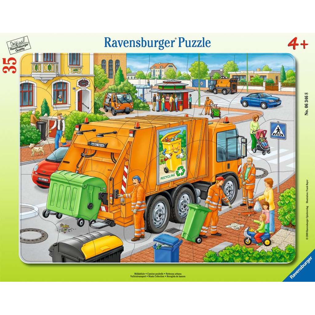 Ravensburger | Müllabfuhr | Kinderpuzzle | 35 Teile