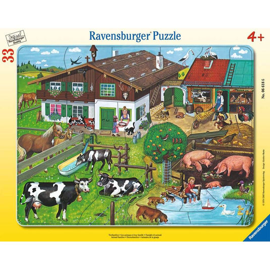 Ravensburger | Tierfamilien | Kinderpuzzle | 33 Teile