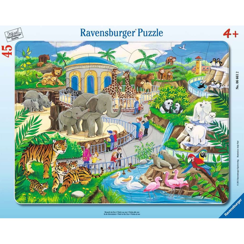 Ravensburger | Besuch im Zoo | Kinderpuzzle | 45 Teile