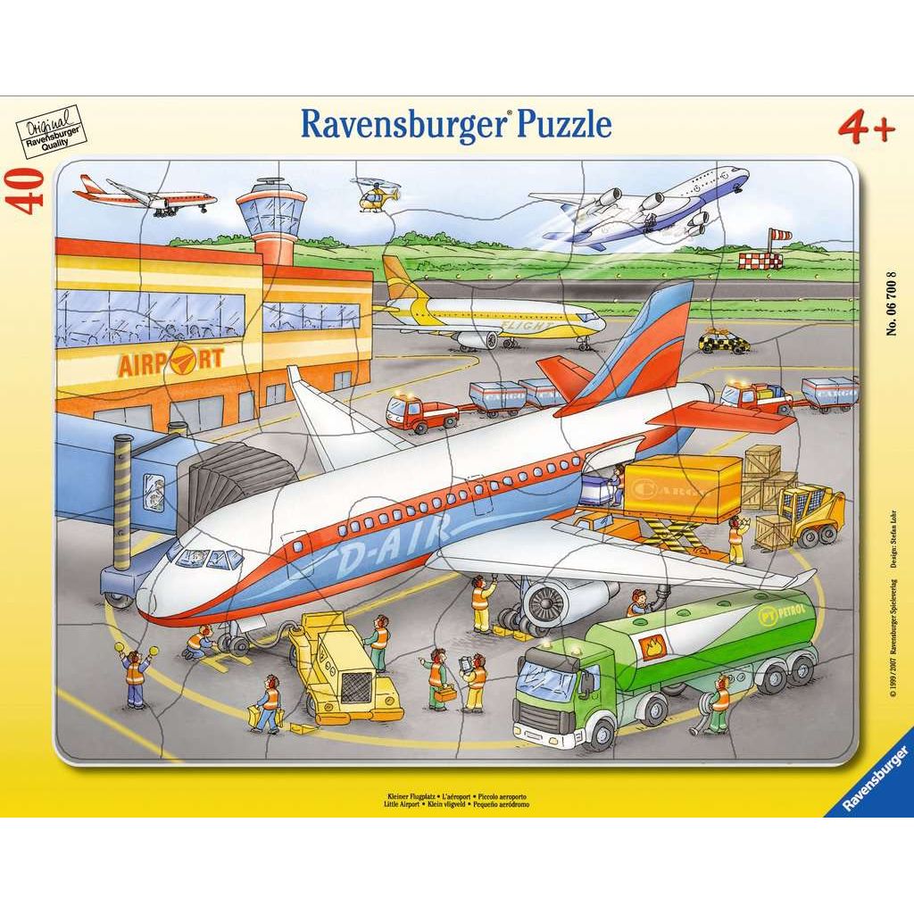Ravensburger | Kleiner Flugplatz | Kinderpuzzle | 40 Teile