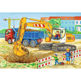 Ravensburger | Baustelle und Bauernhof | Kinderpuzzle | 2x12 Teile