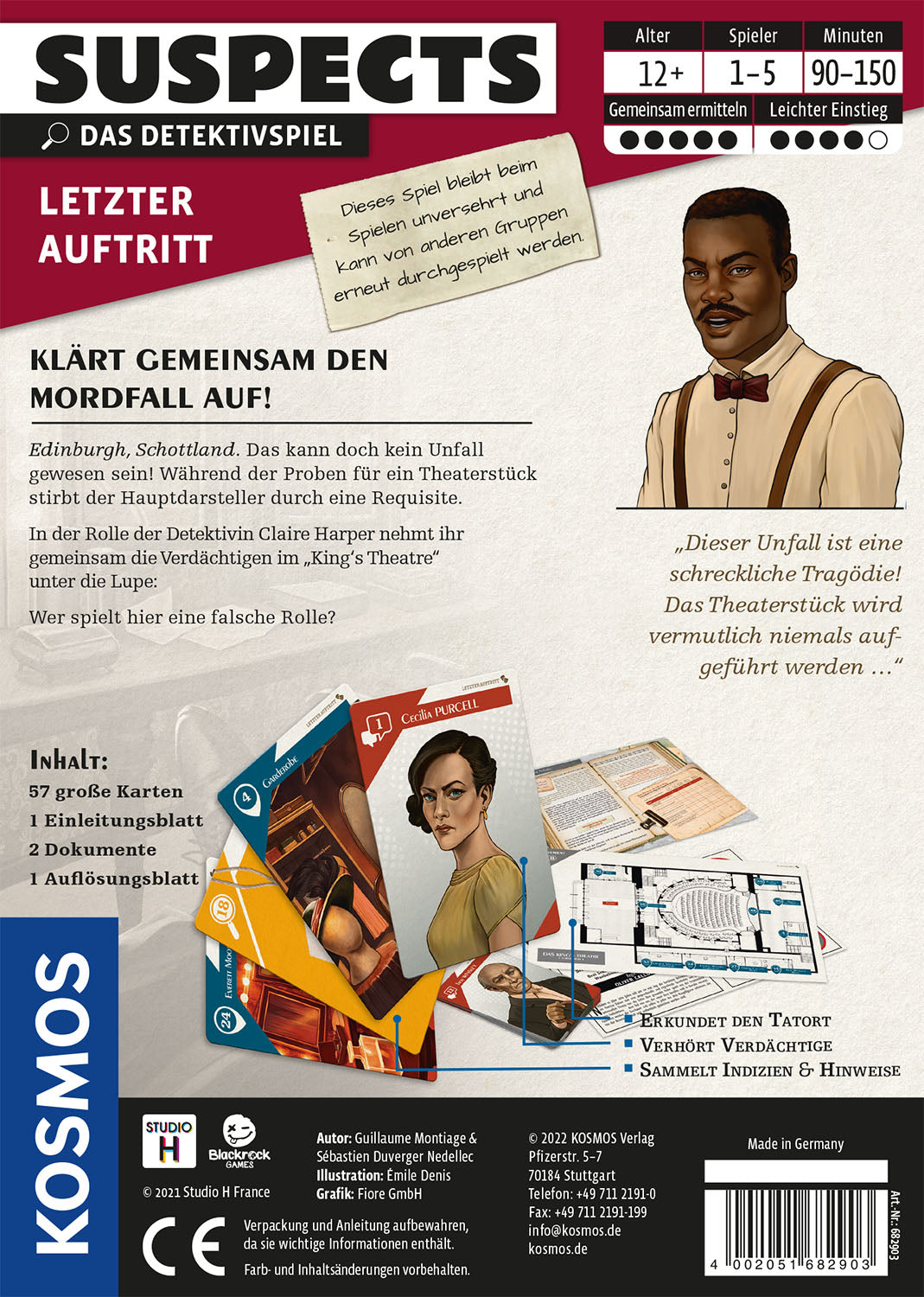KOSMOS | Suspects: Letzter Auftritt