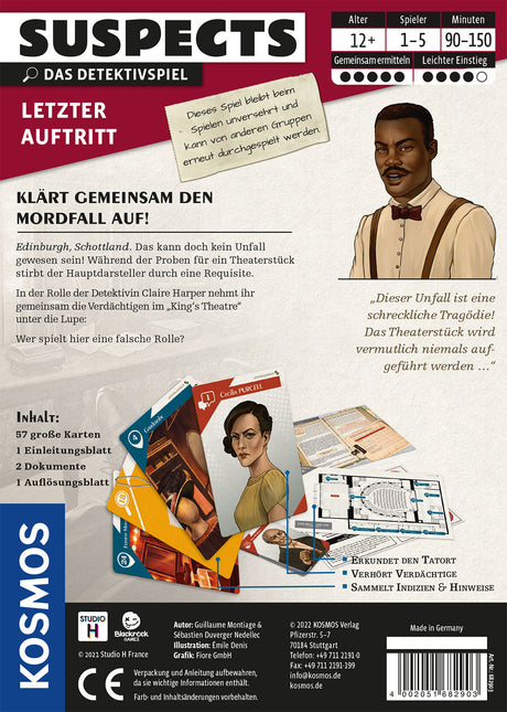 KOSMOS | Suspects: Letzter Auftritt