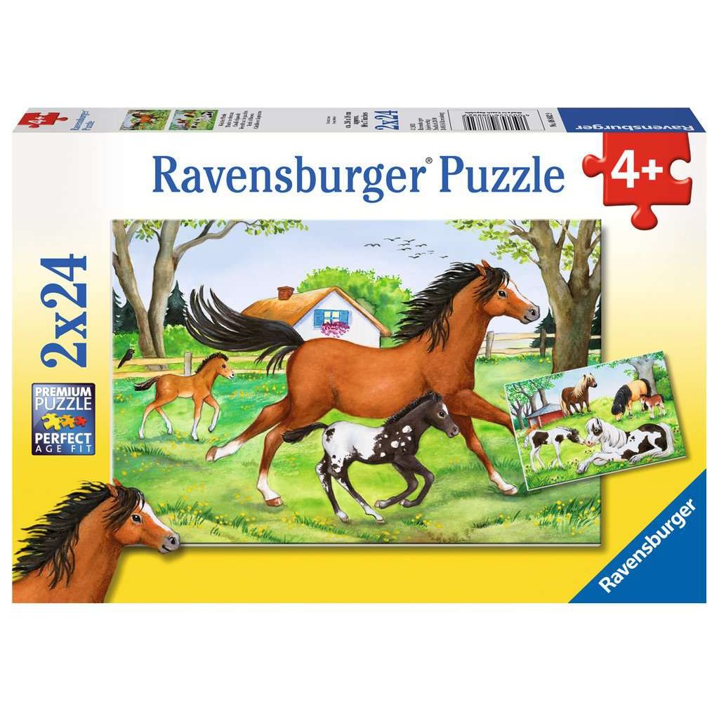 Ravensburger | Welt der Pferde | Kinderpuzzle | 2x24 Teile