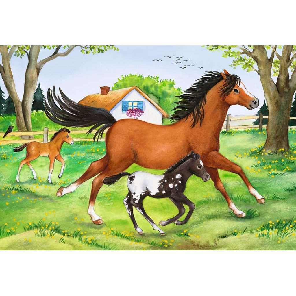 Ravensburger | Welt der Pferde | Kinderpuzzle | 2x24 Teile
