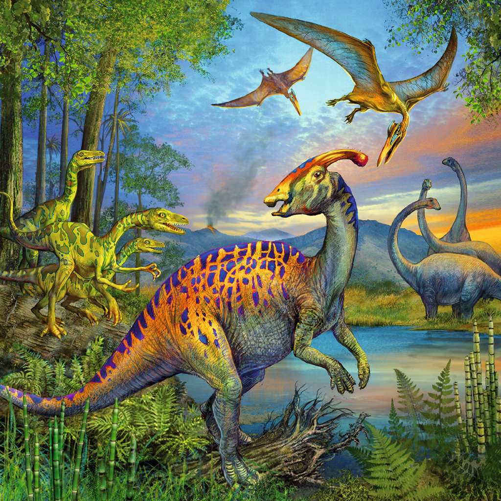 Ravensburger | Faszination Dinosaurier | Kinderpuzzle | 3x49 Teile